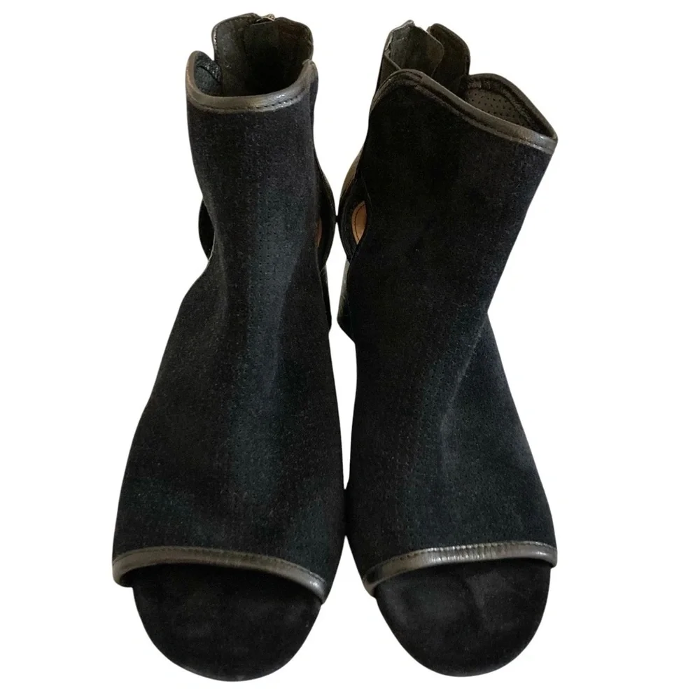 DONALD J PLINER Ennia Open Toe Booties 9.5 Black